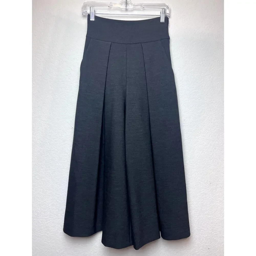 NWT Milly Doubleface Crepe Culottes Size 0 - Picture 2 of 6